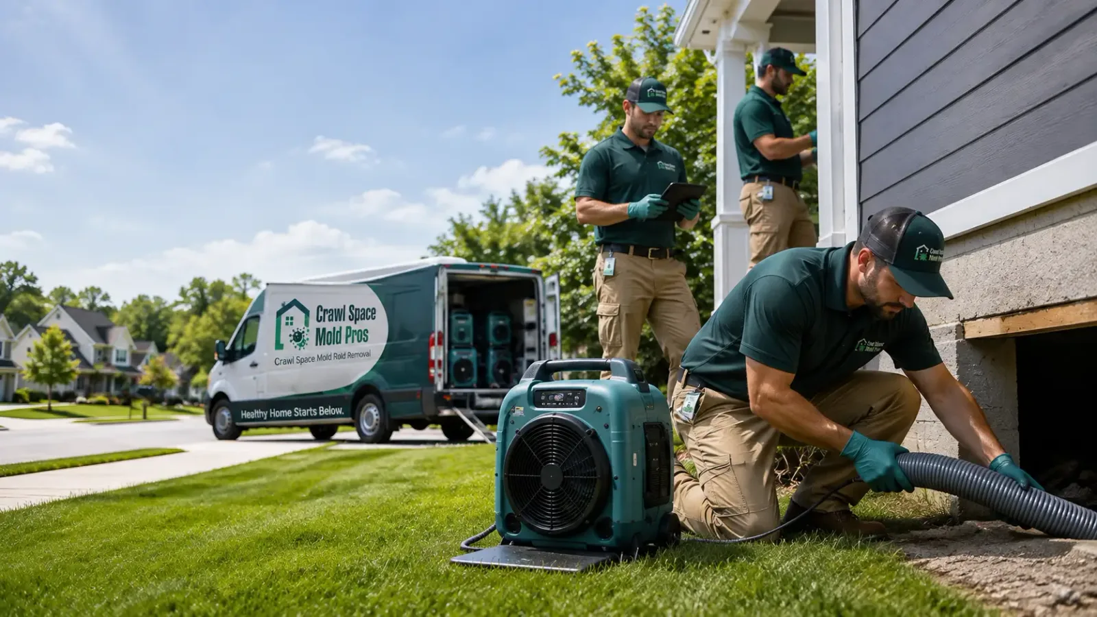 Crawl Space Mold Removal in Elgin, OR